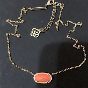 Coral Kendra Scott Necklace